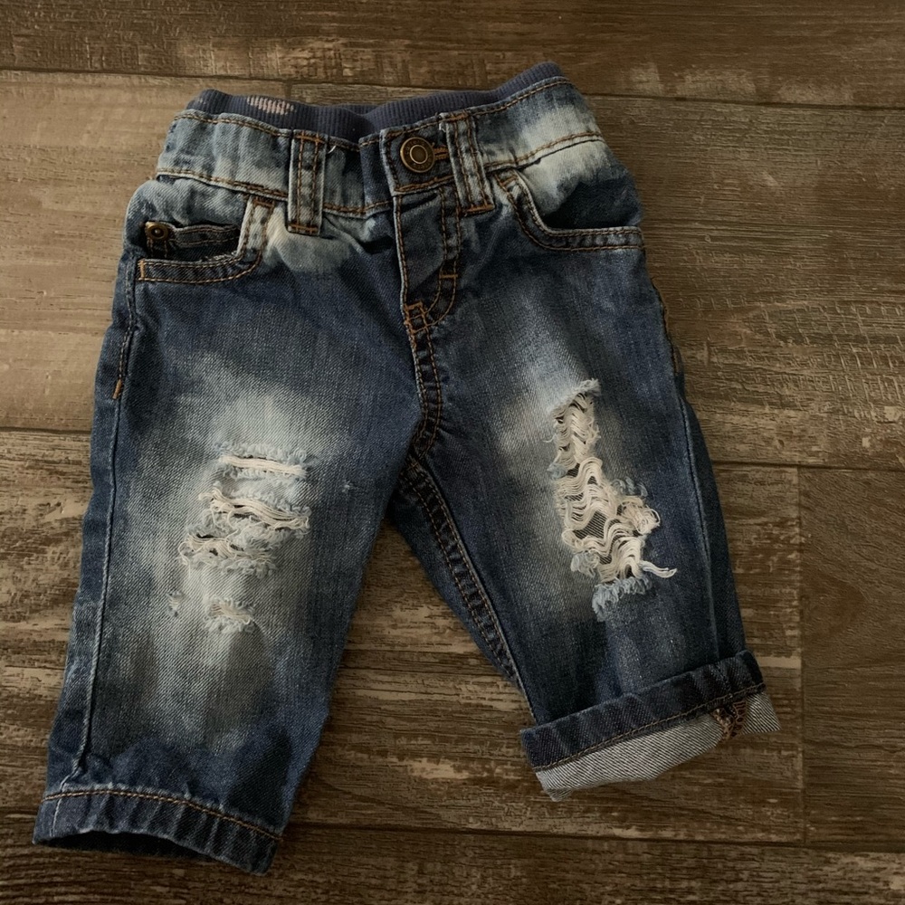 Distressed jeans 3 months